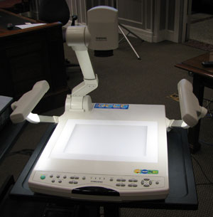 Picture of the document camera
